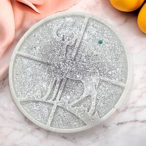 Forest air body soap deer handmade  4x4in 9 shea butter & tea tree oil